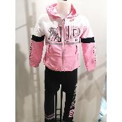 Jogging 3 pièces fille LF 5286 leggings - de 4 à 14 ans par lot de 6