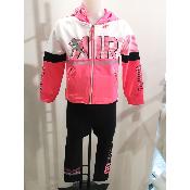 Jogging 3 pièces fille LF 5286 leggings - de 4 à 14 ans par lot de 6